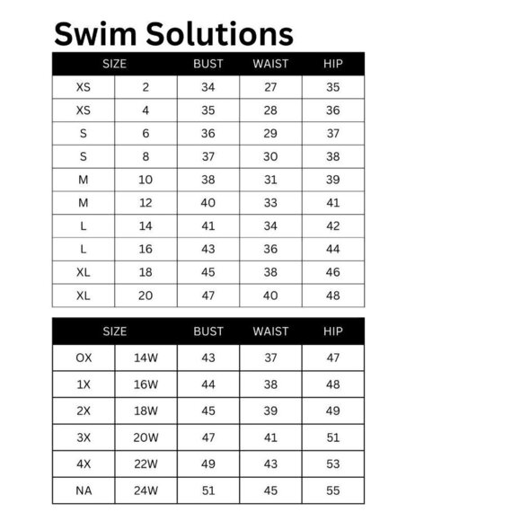 Swim Solutions One-Piece Swimsuit 10 - Picture 5 of 5